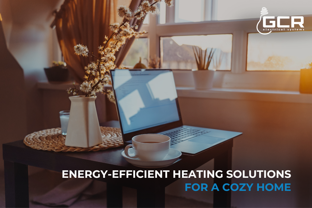 Smart thermostat displaying energy‑saving heating schedule